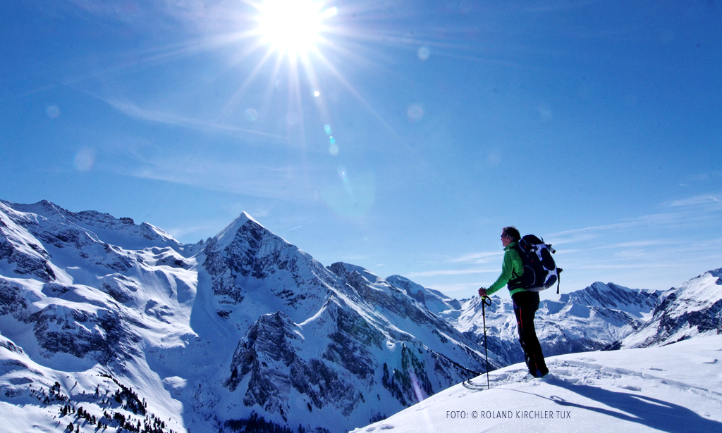 Winter-Berge-Aussicht-Skitour-Forelle-Tux